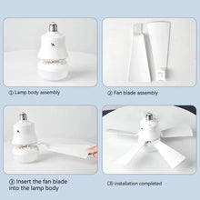 Load image into Gallery viewer, 2 in 1 Lights & Ceiling Fan