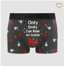 Load image into Gallery viewer, Jingle Bells Boxer Shorts & Panty