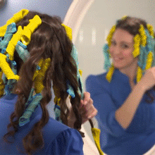 Load image into Gallery viewer, 12 Water Ripple Curling Hairstyle Rollers Hair Color - OZN Shopping