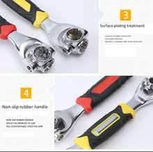 Load image into Gallery viewer, Wrench 48 in 1 Tools Socket Works with Spline Bolts Torx 360 Degree 6-Point Universial Furniture Car Repair 250mm - OZN Shopping