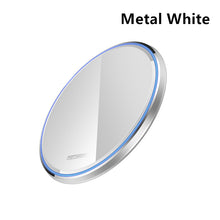 Load image into Gallery viewer, ROCK Metal 15W 10W Wireless Charger Mirror Fast Charging for iPhone 8 X XR XS Max Samsung S10 S9 Desktop Wireless Charger Pad - OZN Shopping