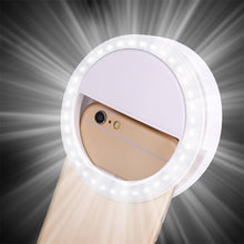 Load image into Gallery viewer, Universal Selfie LED Ring Flash Light Portable Mobile Phone - OZN Shopping