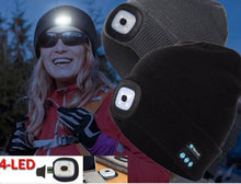 Load image into Gallery viewer, Bluetooth LED Hat Wireless Smart Cap Headphone Speaker - OZN Shopping