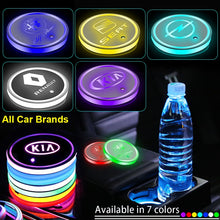 Load image into Gallery viewer, Led Car Cup Badge Lights Luminous Coaster Drink Holder - OZN Shopping