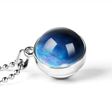 Load image into Gallery viewer, Fashion Glass Ball Necklace Earth Planet Pattern Jewelry - OZN Shopping