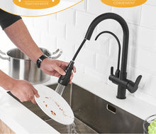 Load image into Gallery viewer, Elegant Kitchen Faucet Sensor Smart Touch Pull Out Tap