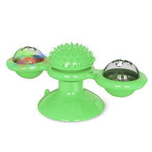 Load image into Gallery viewer, Cat Windmill Toy Funny Massage Rotatable Cat Toys With Catnip LED Ball - OZN Shopping