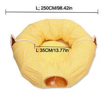 Load image into Gallery viewer, Pet Cats Tunnel Interactive Play Toy Mobile Collapsible Ferrets Rabbit Bed tunnels Indoor Toys Kitten Exercising Products - OZN Shopping