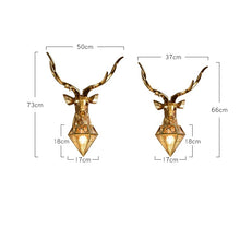 Load image into Gallery viewer, Modern Class Antler Wall Deer Lamp Light - OZN Shopping
