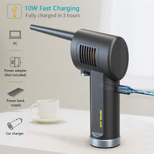 Load image into Gallery viewer, Cordless AIR Duster, Rechargeable Blower for Computer, Keyboard and Electronics Clean - OZN Shopping