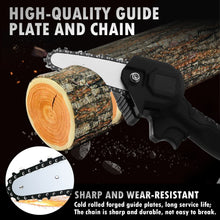 Load image into Gallery viewer, Electric Chainsaw 21V Portable Handheld Cordless Pruning Shears Chainsaw for Woodworking Garden Tools Cutting - OZN Shopping