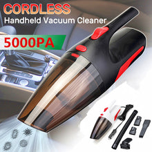 Load image into Gallery viewer, Car Vacuum Cleaner Portable Handheld Cordless/Car Plug 120W 12V 5000PA Super Suction Wet/Dry Vaccum Cleaner for Car Home
