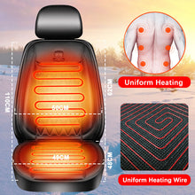 Load image into Gallery viewer, Heated Car Seat Cover - Universal Car Seat Heater