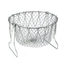 Load image into Gallery viewer, Foldable Steam Rinse Fry Basket Strainer - OZN Shopping