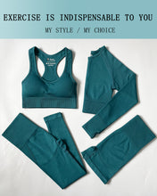 Load image into Gallery viewer, Women Fitness Set Workout Sportswear Crop Top, Leggings , Sports Suit - OZN Shopping