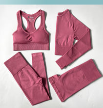 Load image into Gallery viewer, Women Fitness Set Workout Sportswear Crop Top, Leggings , Sports Suit - OZN Shopping