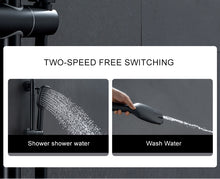 Load image into Gallery viewer, Shower Faucets Sets Water Bathroom Mixer Waterfall Faucet Rainfall Shower Systems Thermostat Tap EL9403 - OZN Shopping