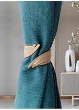 Load image into Gallery viewer, European light luxury curtain strap with metal inlaid diamond buckle