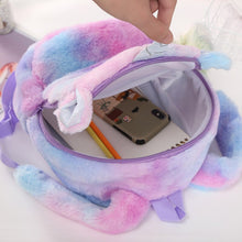 Load image into Gallery viewer, Cute Cartoon Backpack Girl Plush Unicorn Backpacks Cute Fashion Fur Backpacks Children Schoolbag Kids Gift Book Bag - OZN Shopping