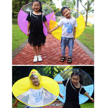 Load image into Gallery viewer, Raincoat Outdoor UFO Transparent Waterproof Umbrella - OZN Shopping