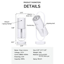 Load image into Gallery viewer, Mini Portable Wireless Usb Charging Humidifier Mute Projection Lamp 360 Rotating Aromatherapy Diffuser For Home Bedroom - OZN Shopping