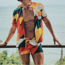 Load image into Gallery viewer, Hawaiian Polo & Shorts - OZN Shopping
