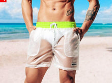 Load image into Gallery viewer, Men Transparent Sexy Swimming Shorts - Quick Dry Beach Shorts - OZN Shopping