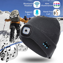 Load image into Gallery viewer, Bluetooth LED Hat Wireless Smart Cap Headphone Speaker - OZN Shopping