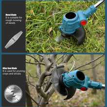 Load image into Gallery viewer, 1800W Electric Grass Trimmer Cordless Lawn Mower Hedge Trimmer Adjustable Handheld Garden Power Pruning for 18V Makita Battery - OZN Shopping