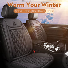 Load image into Gallery viewer, Heated Car Seat Cover - Universal Car Seat Heater