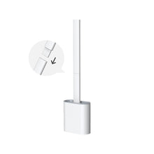 Load image into Gallery viewer, Soft TPR Silicone Head Toilet Brush with Holder Black Wall-mounted Detachable Handle Bathroom Cleaner Durable WC Accessories - OZN Shopping