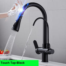 Load image into Gallery viewer, Elegant Kitchen Faucet Sensor Smart Touch Pull Out Tap