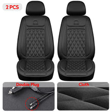 Load image into Gallery viewer, Heated Car Seat Cover - Universal Car Seat Heater