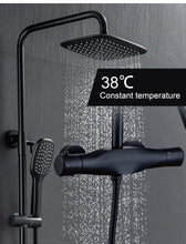 Load image into Gallery viewer, Shower Faucets Sets Water Bathroom Mixer Waterfall Faucet Rainfall Shower Systems Thermostat Tap EL9403 - OZN Shopping