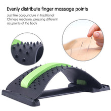 Load image into Gallery viewer, Back Stretcher Massager Neck Waist Pain Relief Massage Muscle Stimulator Relaxation Fitness Equipment - OZN Shopping