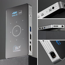 Load image into Gallery viewer, Android 9.0 Projector WiFi Bluetooth 4.0 Portable Outdoor Movie Video Home Cinema Support Miracast Airplay - OZN Shopping