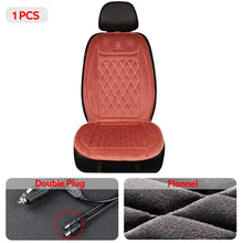 Load image into Gallery viewer, Heated Car Seat Cover - Universal Car Seat Heater