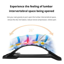 Load image into Gallery viewer, Back Stretcher Massager Neck Waist Pain Relief Massage Muscle Stimulator Relaxation Fitness Equipment - OZN Shopping