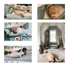 Load image into Gallery viewer, Pet Cats Tunnel Interactive Play Toy Mobile Collapsible Ferrets Rabbit Bed tunnels Indoor Toys Kitten Exercising Products - OZN Shopping