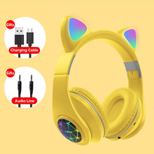 Load image into Gallery viewer, Cute Cat Earphones Bluetooth Wireless Headphones - OZN Shopping