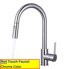 Load image into Gallery viewer, Elegant Kitchen Faucet Sensor Smart Touch Pull Out Tap