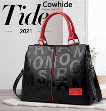 Load image into Gallery viewer, Ladies Quality Leather Letter Shoulder Bags