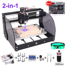 Load image into Gallery viewer, 3D Printer CNC 3018 Pro Max Laser Engraver GRBL DIY 3Axis PBC Milling Laser Engraving Machine Wood Router Upgraded 3018 Pro - OZN Shopping