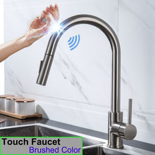 Load image into Gallery viewer, Elegant Kitchen Faucet Sensor Smart Touch Pull Out Tap