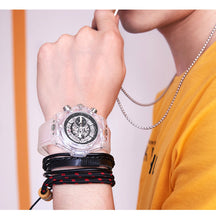Load image into Gallery viewer, Branded Transparent Fashion Casual Quartz Wrist Watch - OZN Shopping