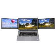 Load image into Gallery viewer, Laptop Triple Screen Monitor Portable IPS Monitor 11'' 1920x1080 USB-C HDMI Gaming Display