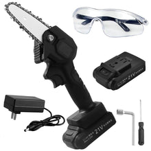 Load image into Gallery viewer, Electric Chainsaw 21V Portable Handheld Cordless Pruning Shears Chainsaw for Woodworking Garden Tools Cutting - OZN Shopping