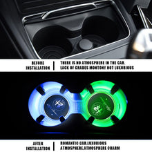 Load image into Gallery viewer, Led Car Cup Badge Lights Luminous Coaster Drink Holder - OZN Shopping