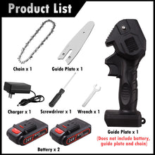 Load image into Gallery viewer, Electric Chainsaw 21V Portable Handheld Cordless Pruning Shears Chainsaw for Woodworking Garden Tools Cutting - OZN Shopping