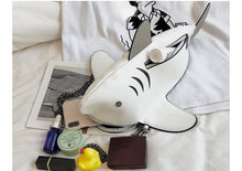 Load image into Gallery viewer, Fashion Shark Shaped Chains Crossbody Bag - OZN Shopping